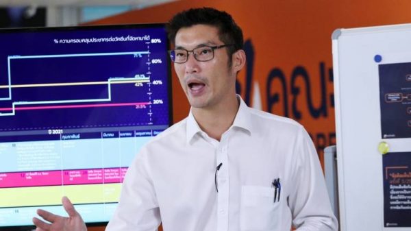 Thailand government files lese majesty suit against banned opposition leader