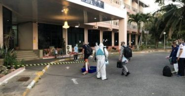273 crew members of a Thai aircraft carrier are being quarantined