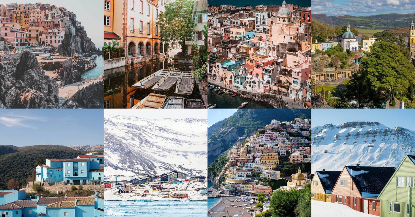 The most colourful towns in the world