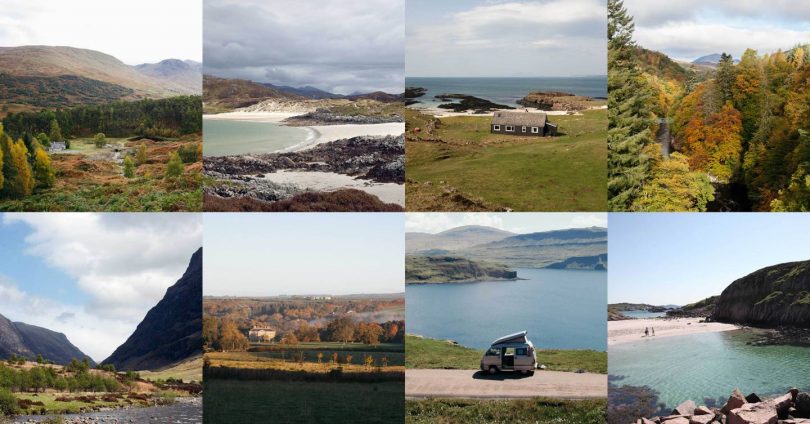 Scenic road trips in Scotland