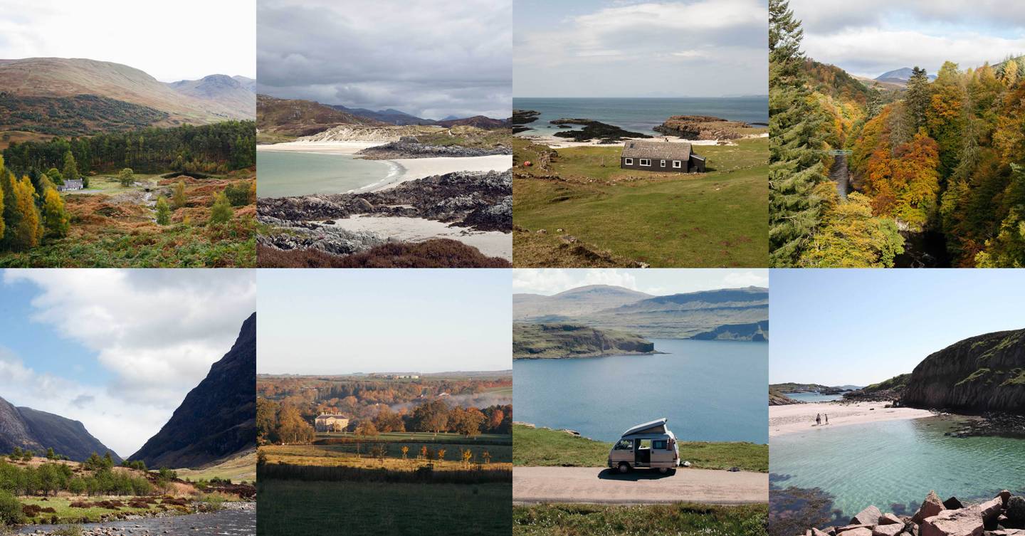 Scenic road trips in Scotland