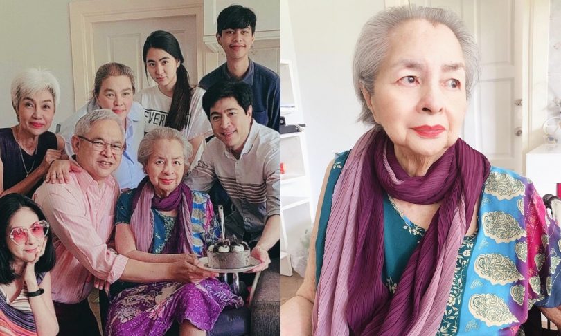 อบอุ่น “แซม ยุรนันท์” ฉลองวันเกิดคุณแม่ อายุ 93 ปี ยังสวยสมตำแหน่งอดีตนางงามมากๆ