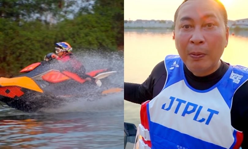 เก่งมาก “ออเกรซ” วัย 4 ขวบ ขี่เจ็ตสกีครั้งแรกใจถึงบิดไม่ยั้ง พ่อเปิ้ล ยังตกใจ!