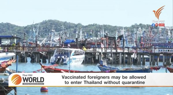 Vaccinated foreigners may be allowed to enter Thailand without quarantine – Thai PBS World Tonight [1st February 2021]