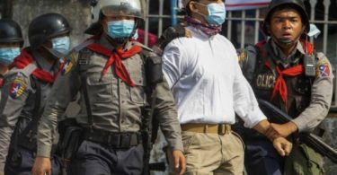 Myanmar police crack down on protests after envoy appeals to U.N. to stop coup