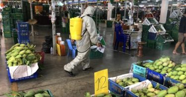 Market in Pathum Thani fumigated after a couple found with COVID-19  
