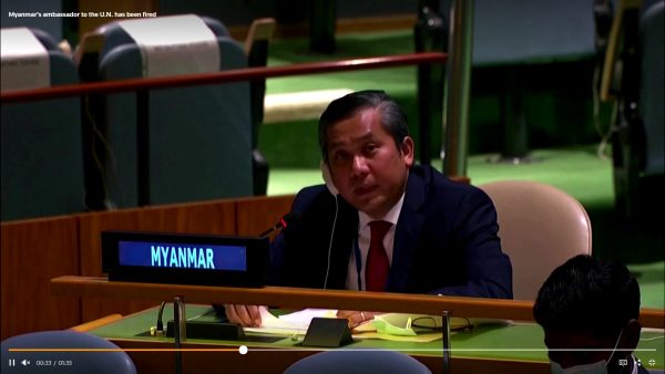 Myanmar’s U.N. ambassador vows to fight after junta fired him