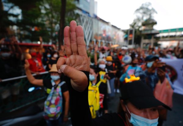 Ratsadon protesters denounce unfair Thai police promotion system