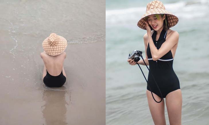 นานๆ จะได้เห็น “แก้ว จริญญา” แอบเซ็กซี่อวดหุ่นสวย ไม่ต้องห่วงเพราะสามีถ่ายให้
