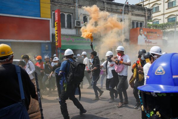 Myanmar protesters rally after overnight raids on opposition figures
