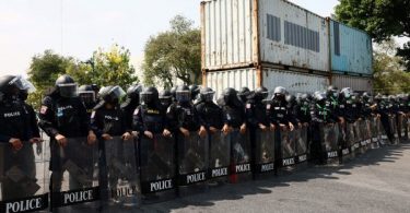 Thai police brace for fresh protests at Government House this afternoon