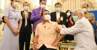 Thai PM inoculated with AstraZeneca COVID-19 vaccine