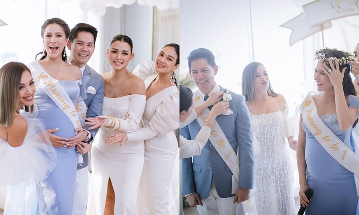 “ศรีริต้า-กรณ์” จัดปาร์ตี้ Baby Shower ธีมงานสีฟ้า ว่าที่คุณแม่สวยหวานมาก