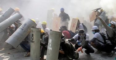 At least 18 protesters killed in Myanmar in worst violence since coup