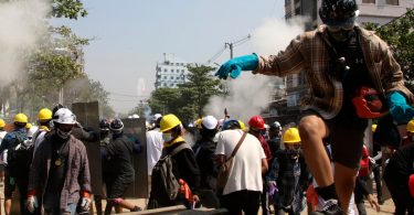 Myanmar police fire on protesters in ancient former capital Bangkok United Nations Bagan Aung San Suu Kyi Facebook