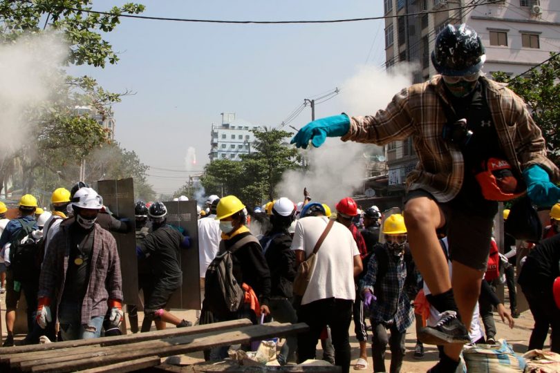 Myanmar police fire on protesters in ancient former capital Bangkok United Nations Bagan Aung San Suu Kyi Facebook