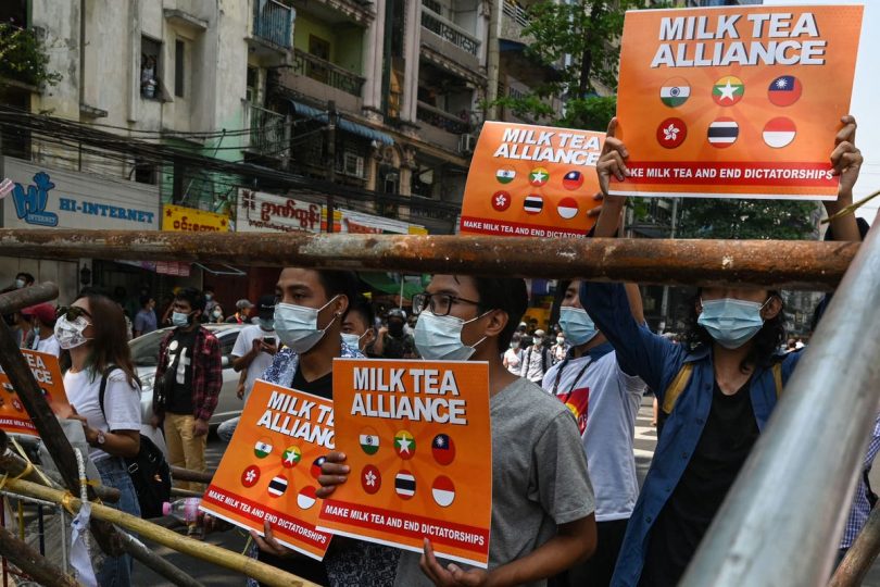 Milk Tea Alliance: Twitter launches emoji to unite protests across Myanmar, Thailand and Hong Kong