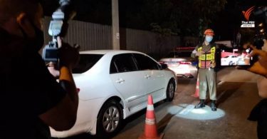 An hour after the return to Bangkok’s streets of police checkpoints, three offenders nabbed