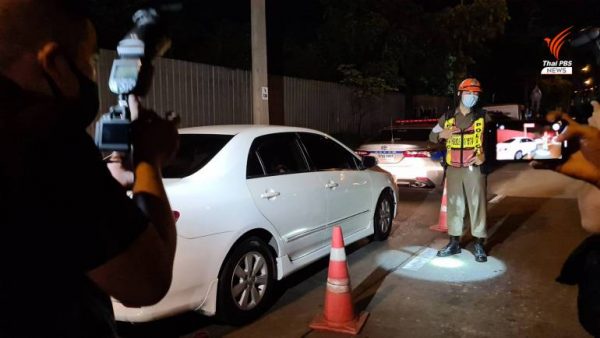An hour after the return to Bangkok’s streets of police checkpoints, three offenders nabbed