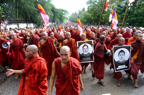 Buddhist monks in Myanmar split on anti-junta movement