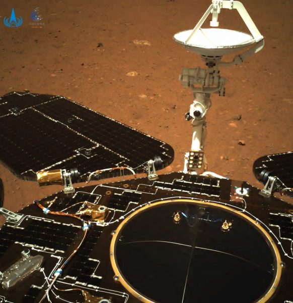 China’s Mars rover starts roaming the Red Planet