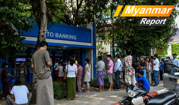 Myanmar Report: Forget COVID-19 and line up from 4am for minutes with the ATMs