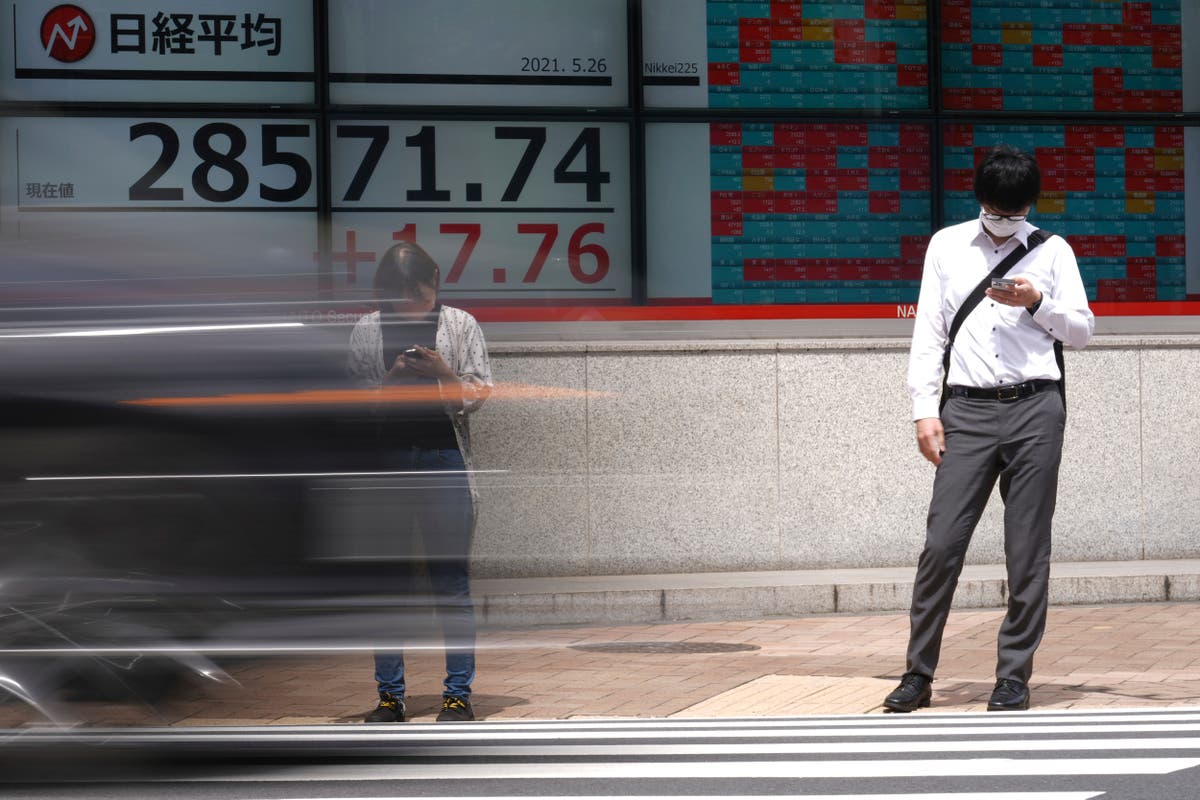 Asian shares advance as investors await US growth data Wall Street Asian Hang Seng Indonesia Thailand