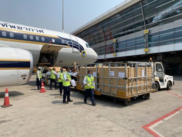 COVID-19 infected Thai embassy staff repatriated from India on special RTAF flight