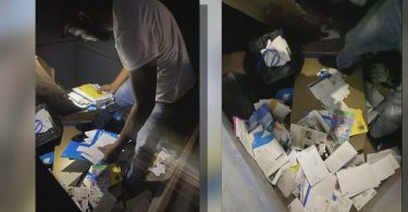 Hundreds of pieces of mail found in a dumpster behind Ferguson business |