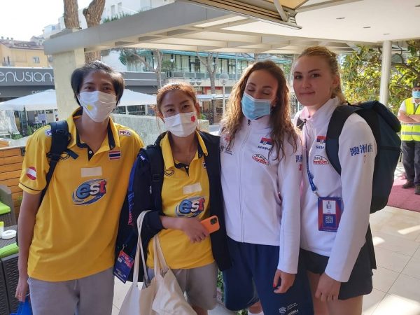 Serbian volleyball player apologizes to Thai team for alleged racist gesture