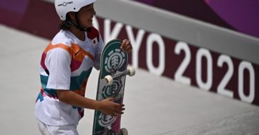 Japan’s Nishiya, 13, first women’s Olympic skateboard champion
