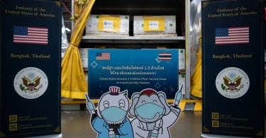 First batch of Pfizer-BioNTech vaccines donated by US government arrives in Thailand