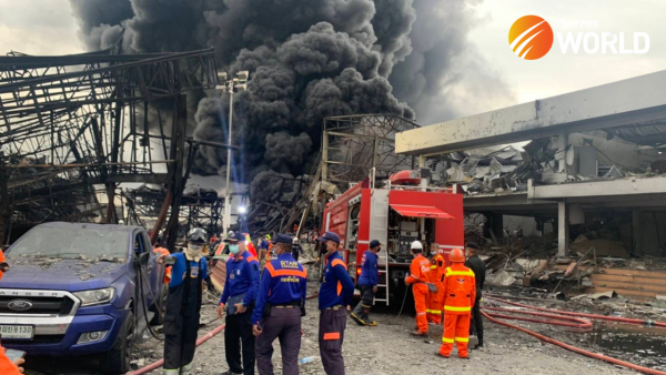 Chemical plant fire near Bangkok continues to burn, 5km evacuation radius still in force