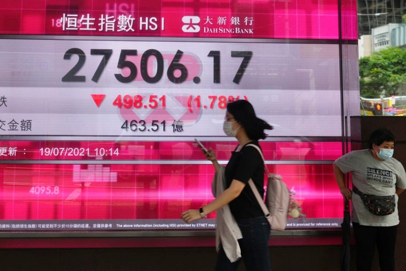 Asian shares fall on COVID-19 spread, Wall Street declines Hong Kong Outbreaks Hang Seng Kospi Australia