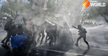 Sixteen protesters arrested after end of protest Sunday night in Bangkok
