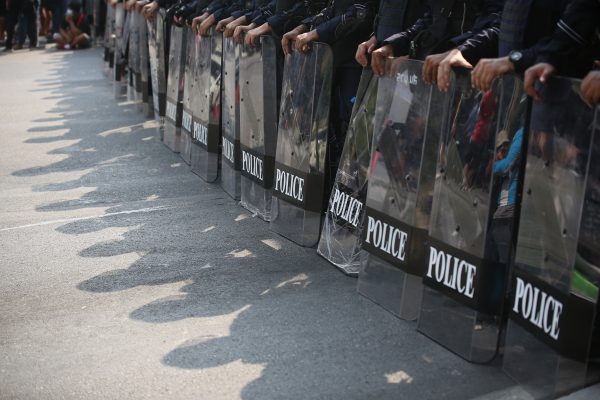 Thousands of police mobilised to handle protesters in Bangkok on Saturday