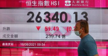 Asian shares slip amid pandemic, Afghanistan worries