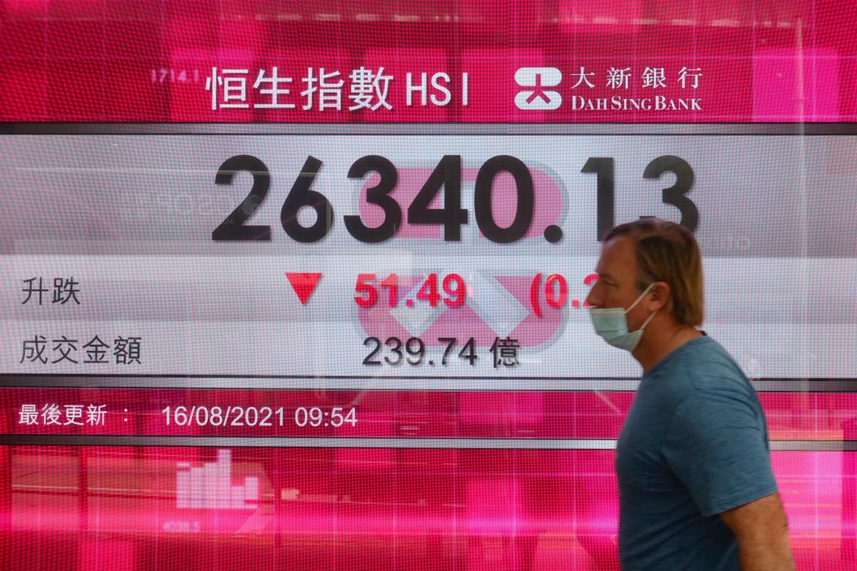 Asian shares slip amid pandemic, Afghanistan worries
