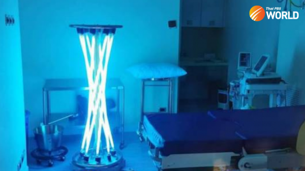 UVC lamps, designed to kill viruses in environment, now used at Thai hospitals