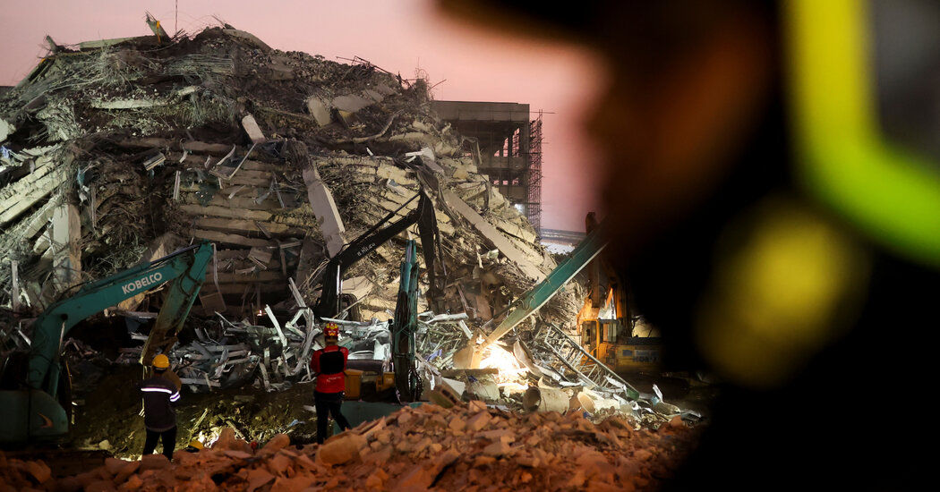 Search for Survivors at Collapsed Bangkok Building