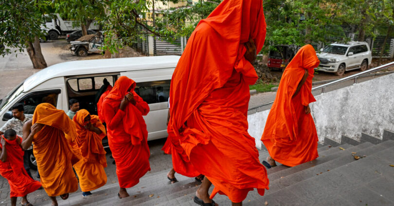 Sri Lanka Arrests 22 Monks After 240 Pounds of Cannabis Found in Luggage