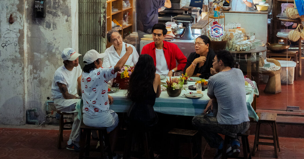 On a Hot Night in Bangkok, a Dinner on the Sidewalk